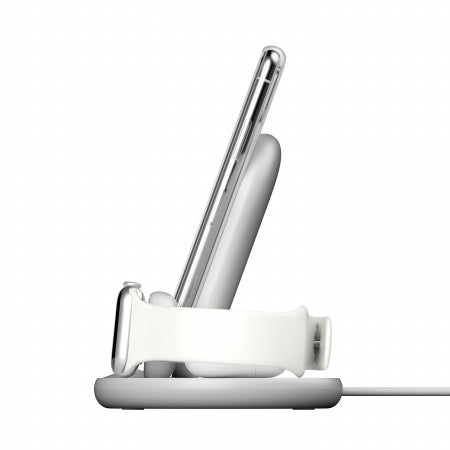 Бяла зареждаща стойка от Belkin 3 в 1 - iSTYLE BG