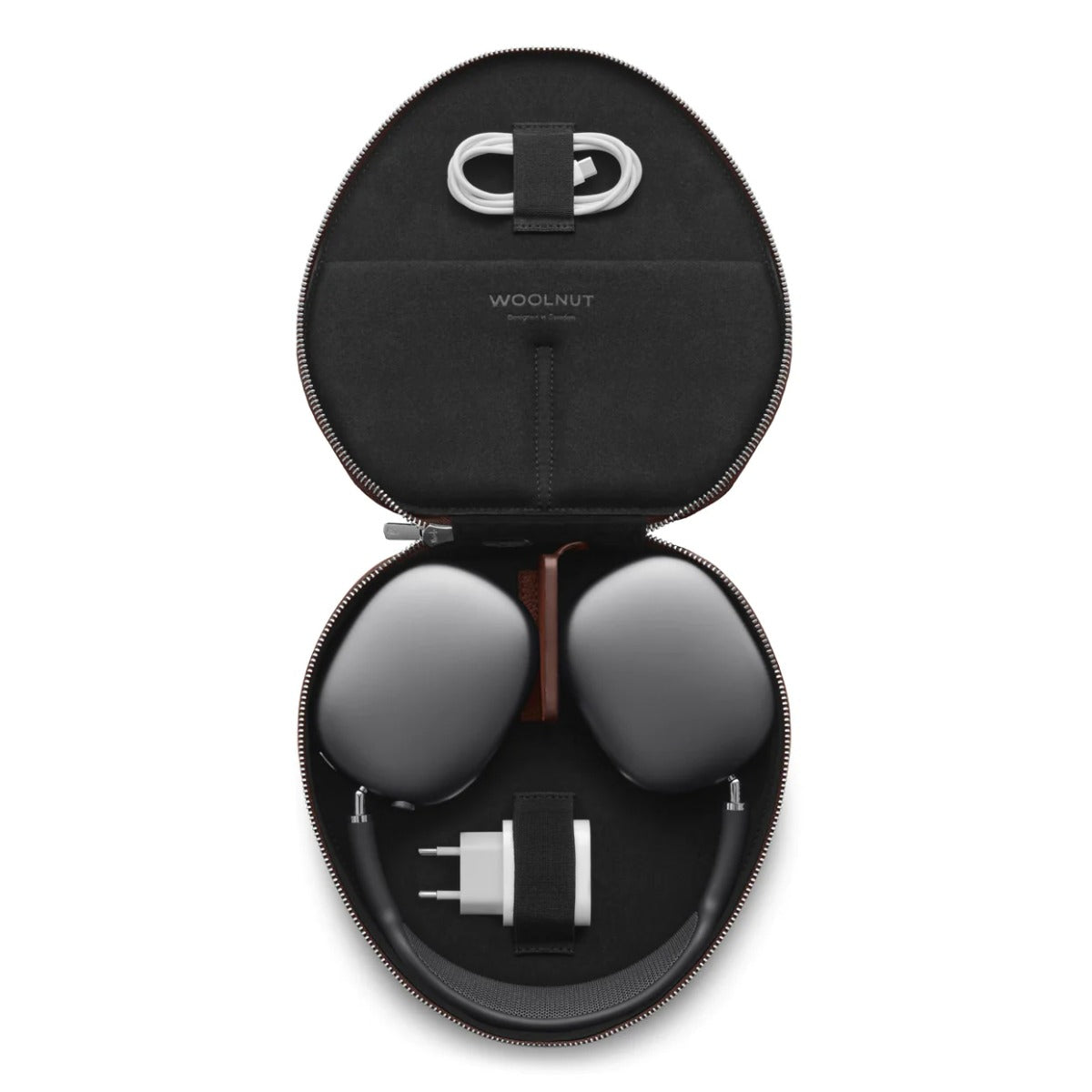 Кожен кейс за AirPods Max от Woolnut - кафяв - iSTYLE BG