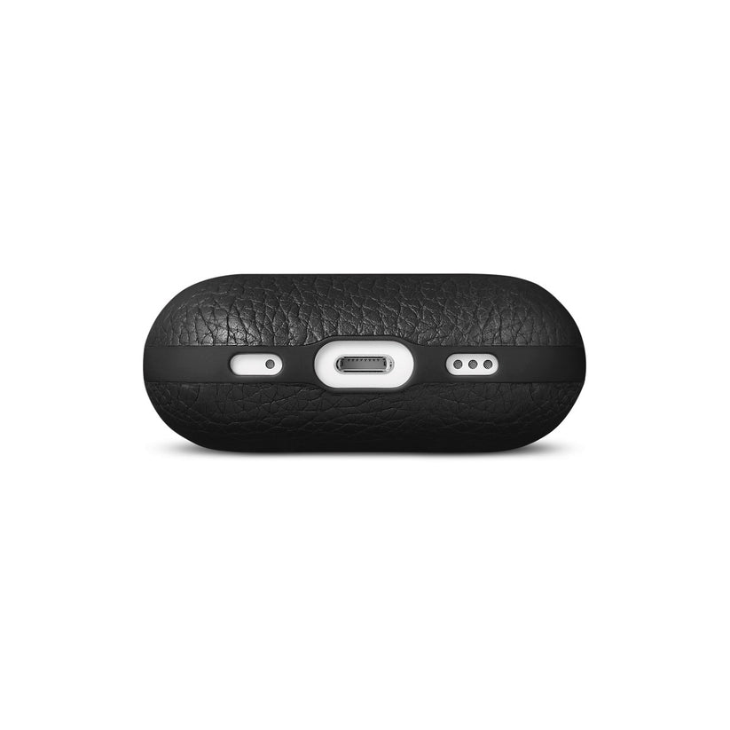 Кожен кейс за AirPods Pro 2 от Woolnut - черен - iSTYLE BG