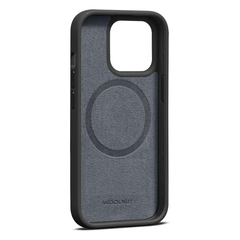 Woolnut Leather Case for iPhone 15 Pro Max - Black - iSTYLE BG