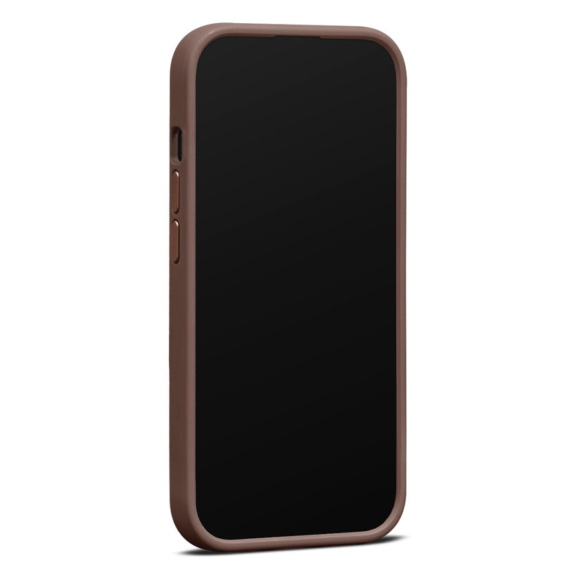 Woolnut Leather Case for iPhone 15 Pro - Cognac - iSTYLE BG