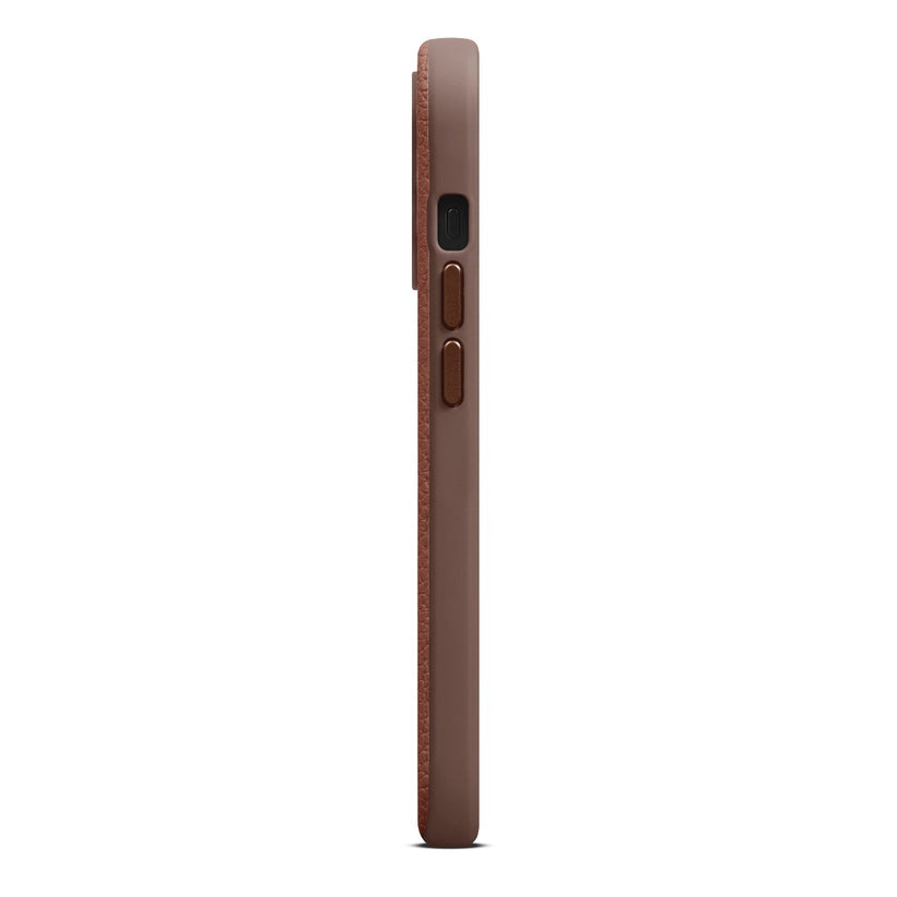 Woolnut Leather Case for iPhone 15 Pro - Cognac - iSTYLE BG