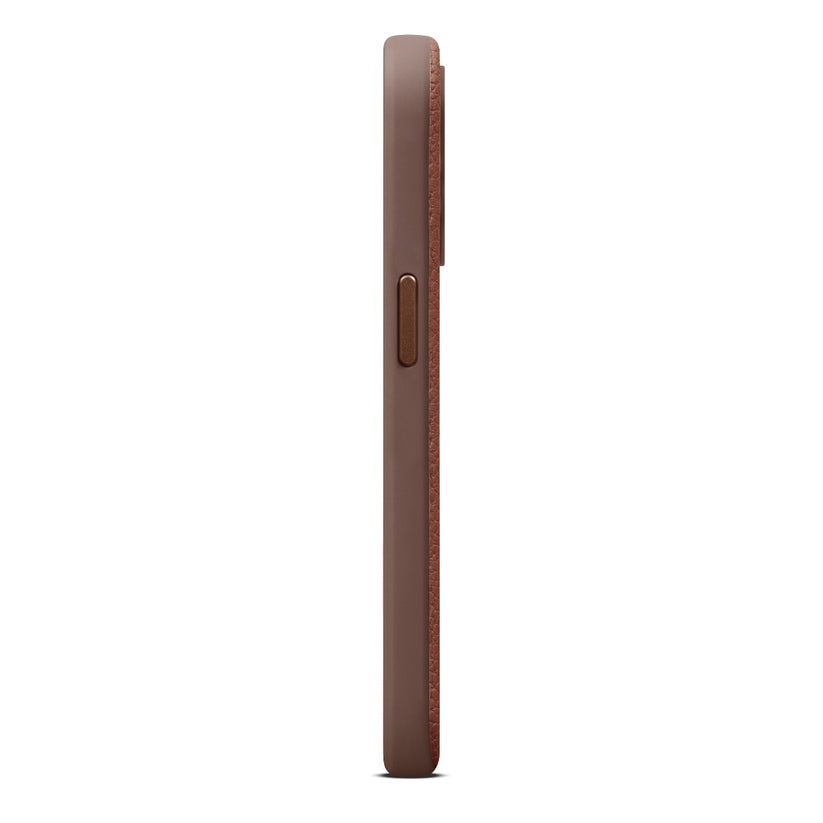 Woolnut Leather Case for iPhone 15 Pro - Cognac - iSTYLE BG