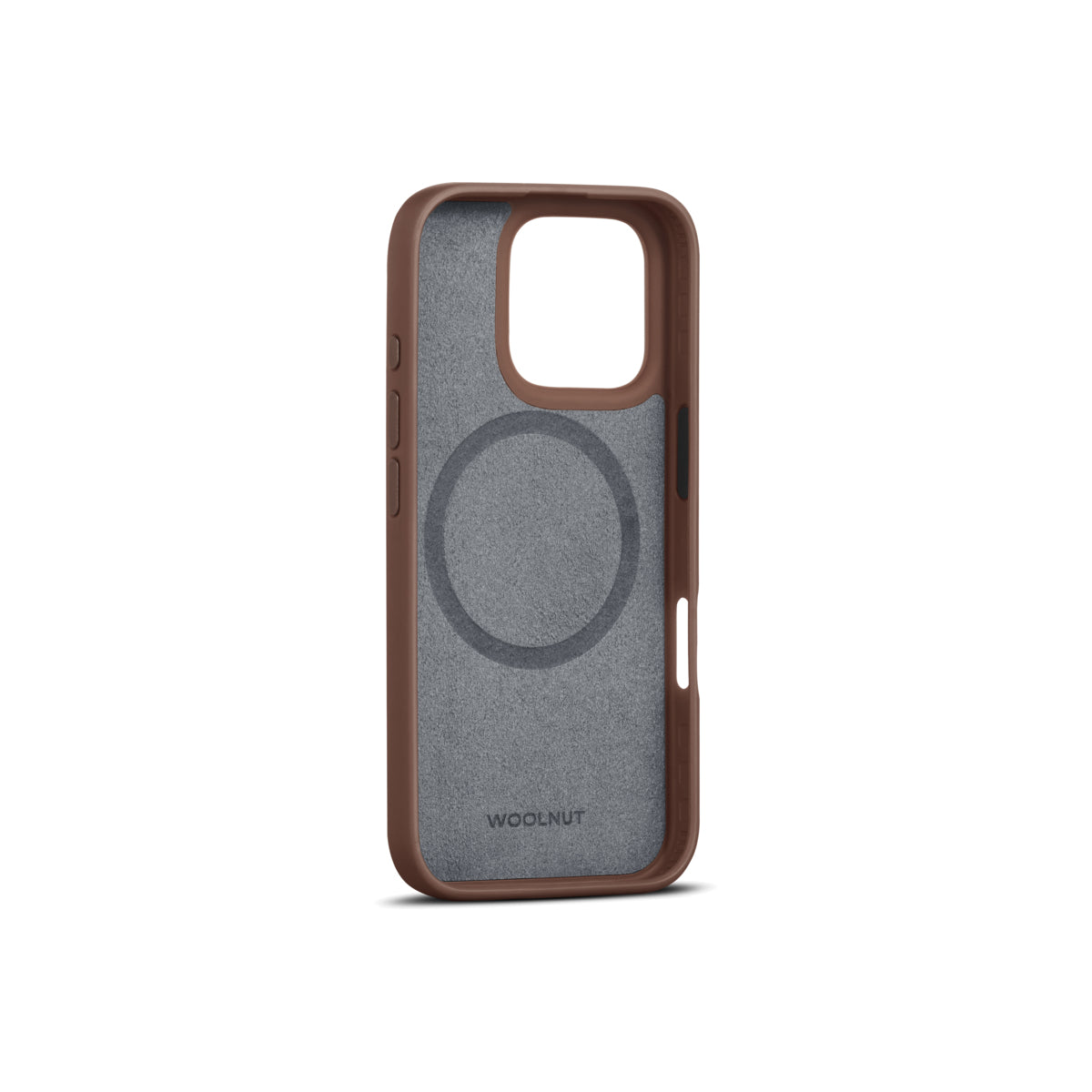 WOOLNUT Leather Case for iPhone 16 Pro - Cognac - iSTYLE BG