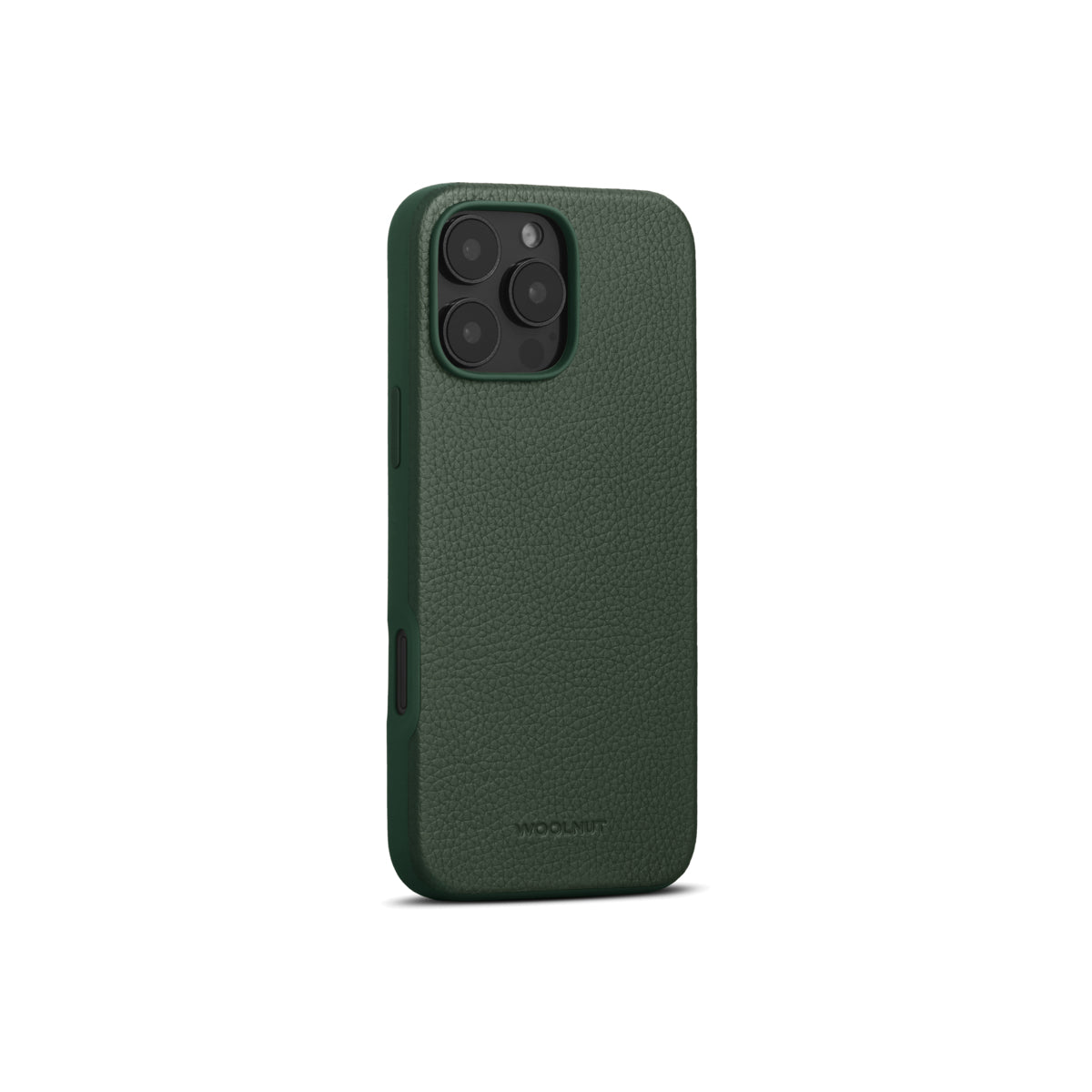 WOOLNUT Leather Case for iPhone 16 Pro Max - Green - iSTYLE BG