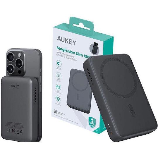 AUKEY PB-MS04 10000mAh 20W 1C with C-C30CM data cable Storm Gray