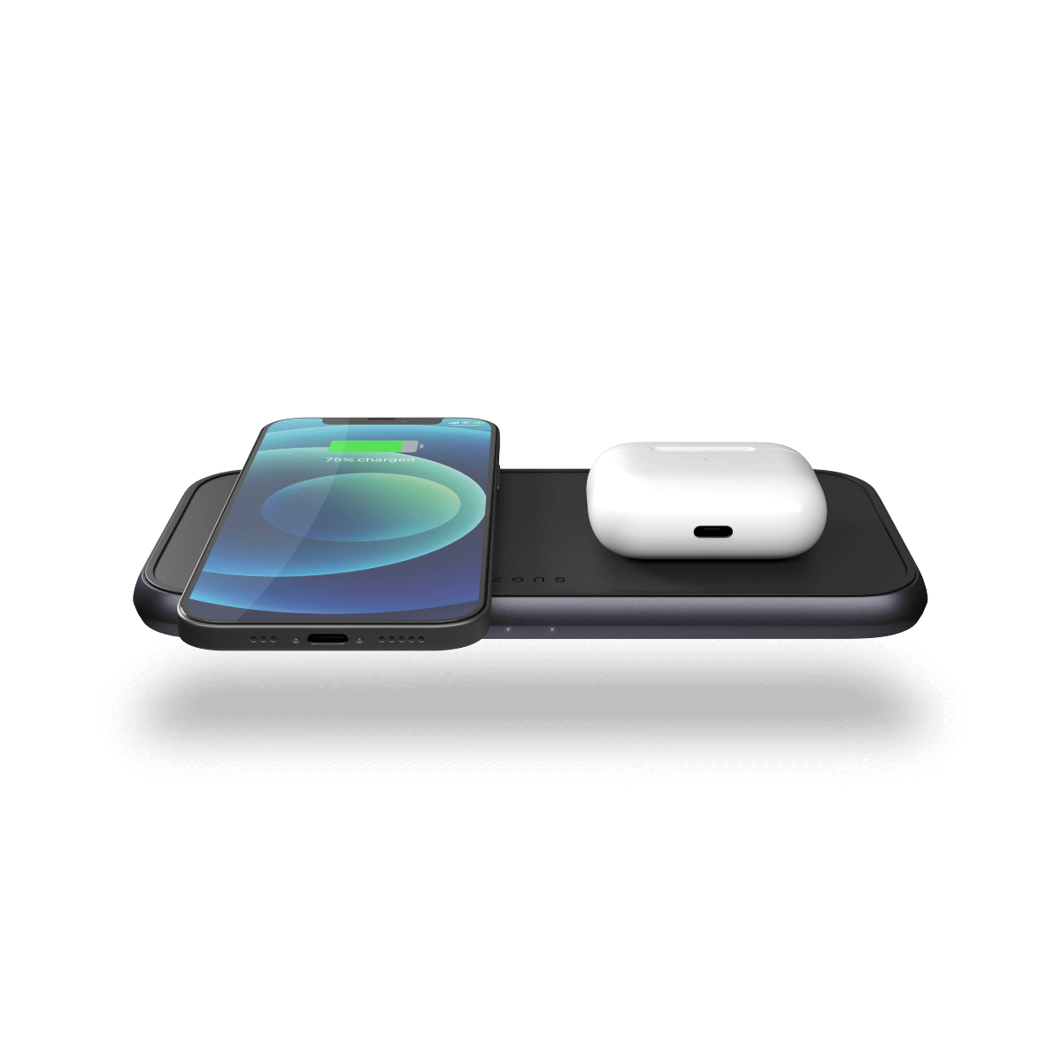Dual Aluminium Wireless Charger – Black - iSTYLE BG
