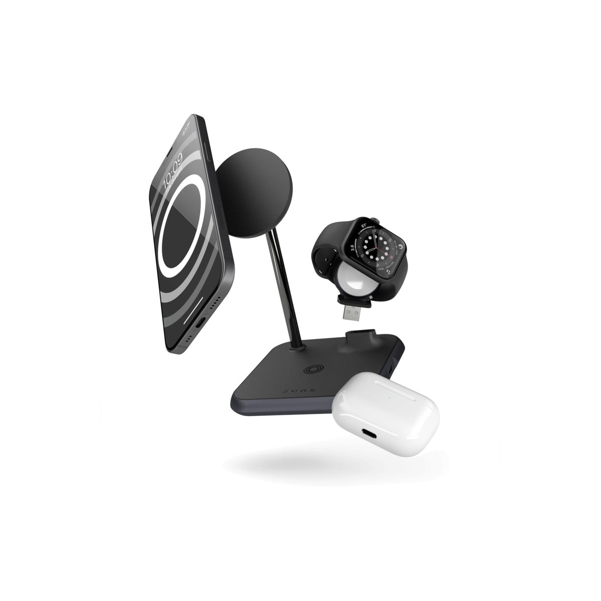 ZENS 4-in-1 Magnetic + Watch Wireless Charger - iSTYLE BG
