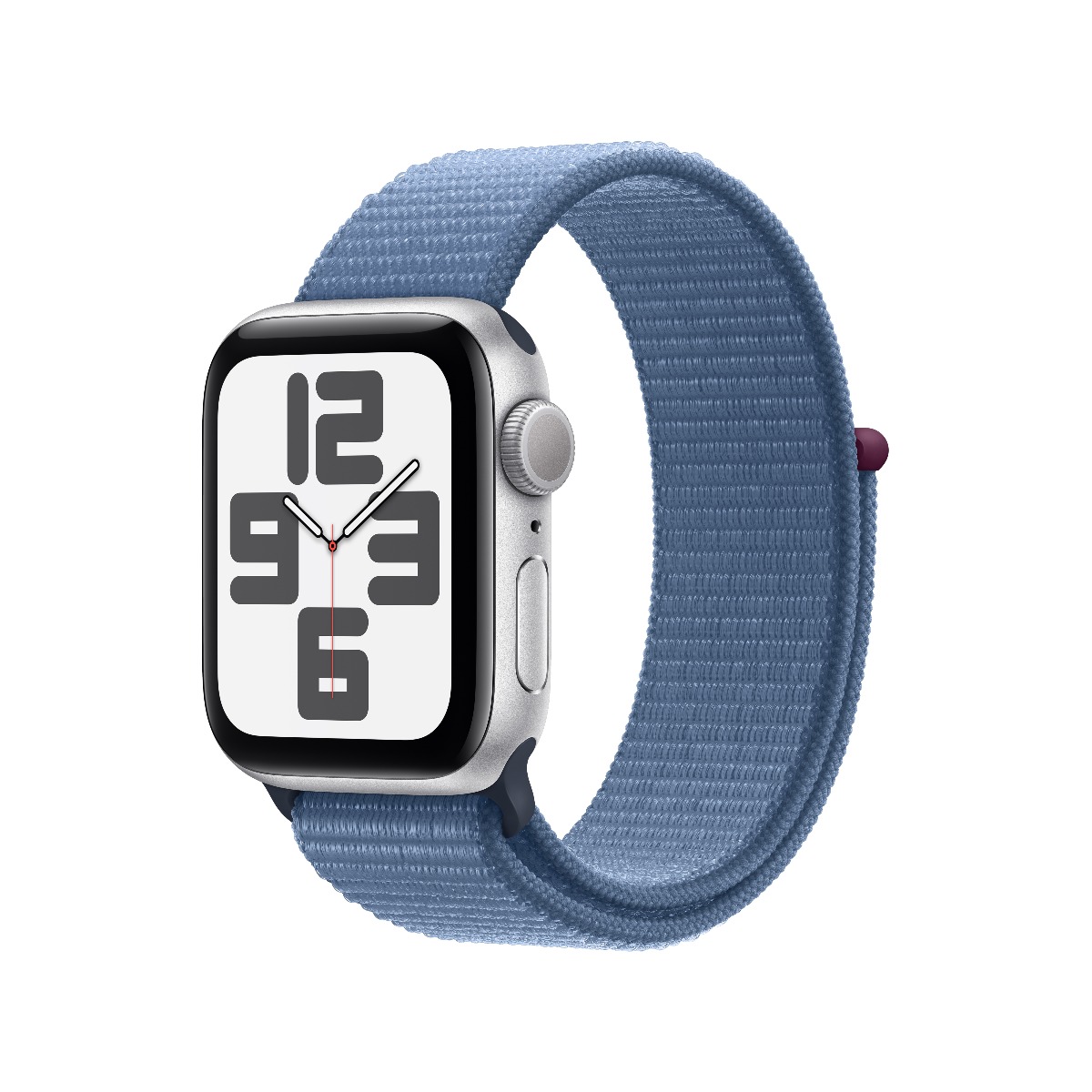 Apple Watch SE GPS 40mm Silver Aluminium Case with Winter Blue S