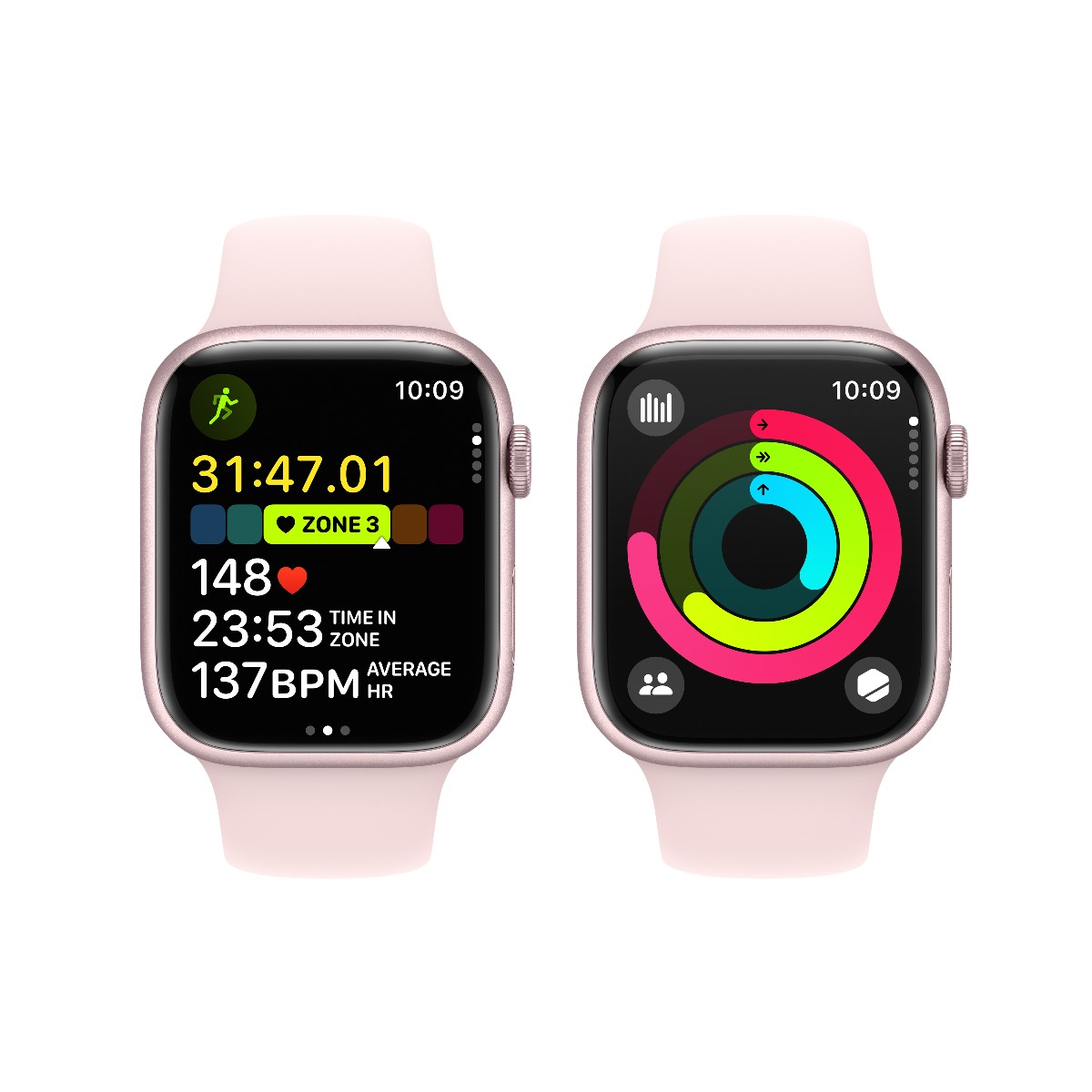 Apple Watch Series 9 GPS 45mm Pink Lig