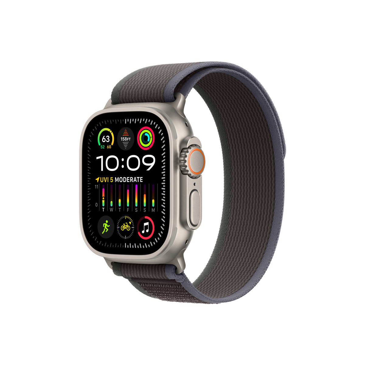 Apple Watch Ultra 2 GPS + Cellular, 49mm Корпус от титан с Blue/