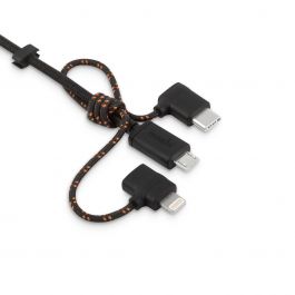 Moshi 3 в 1 универсален кабел (USB-C / Lightning / MicroUSB) 
