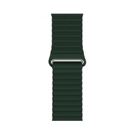 Каишка за Apple Watch от Next One - Leather Loop Leaf Green 42/44 mm
