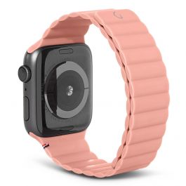 Каишка за Apple Watch от Decoded - магнитно залепване - розова