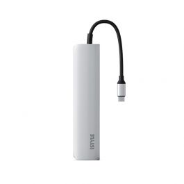 iStyle 6in1 Aluminium Hub 8K with USB-C connector - silver