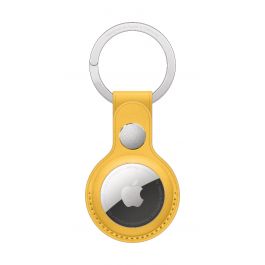 Apple AirTag Leather Key Ring - Meyer Lemon (Seasonal Summer2021)