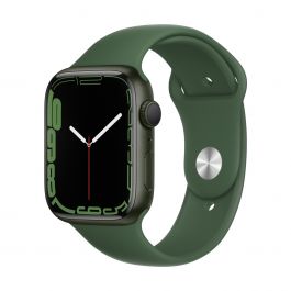 Разопакован Apple Watch S7 GPS, 45mm Green Aluminium Case with Clover Sport Band - Regular