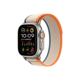 Apple Watch Ultra 2 GPS + Cellular, 49mm Корпус от титан с Orange/Beige Trail Loop - M/L