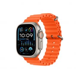 Apple Watch Ultra 2 GPS + Cellular, 49mm Корпус от титан с Orange Ocean Band