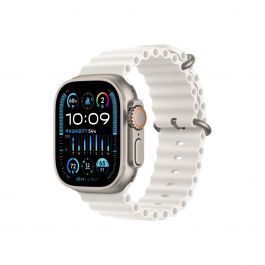 Apple Watch Ultra 2 GPS + Cellular, 49mm Корпус от титан с White Ocean Band