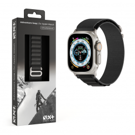 Каишка за Apple Watch 45/49 мм от NEXT ONE модел ADVENTURE - черно