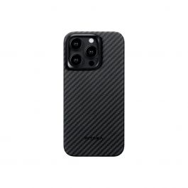 Pitaka MagEZ 4 1500D case, black/grey twill - iPhone 15 Pro Max