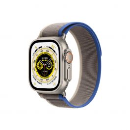 Apple Watch Ultra GPS + Cellular, 49mm Корпус от титан с каишка Blue/Gray Trail Loop - M/L