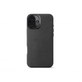 Кейс от Decoded - Backcover от еко кожа за iPhone 16 Plus черен