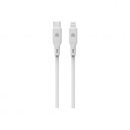 Dviced Cable USB-C to Lightning silicone 1,25m - White
