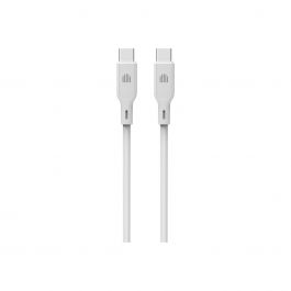 Dviced Cable USB-C to USB-C silicone 1,25m - White