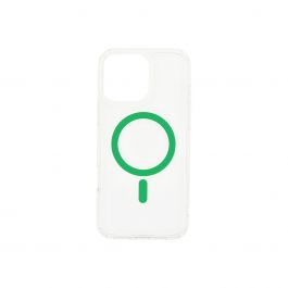 Magsafe калъф от Dviced за iPhone 16 Pro прозрачен, зелен