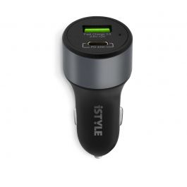 iSTYLE 45W PD CAR CHARGER - space grey