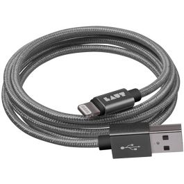 Тъмносив Lightning към USB кабел Laut - 1,2 м