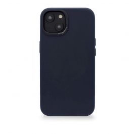 Decoded Leather Backcover, navy - iPhone 14 Plus