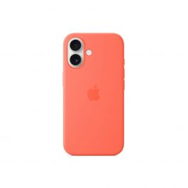 Apple iPhone 16 Silicone Case with MagSafe - Tangerine (SEASONAL)
