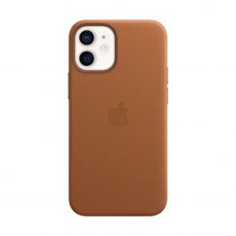 Apple iPhone 12 mini Leather Case with MagSafe - Saddle Brown