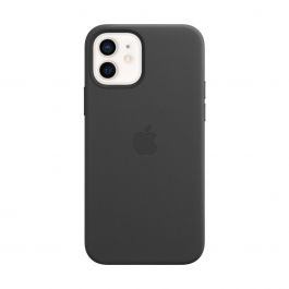 Apple iPhone 12/12 Pro Leather Case with MagSafe - Black