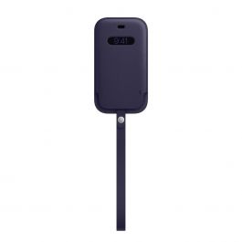 Apple iPhone 12/12 Pro Leather Sleeve with MagSafe - Deep Violet (Seasonal Spring2021)
