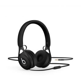 Beats EP On-Ear черни слушалки с рамка и наушници с размер на ухото