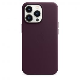 Кейс за iPhone 13 Pro от Apple - кожен с MagSafe - Dark Cherry