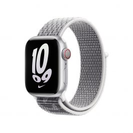 45mm Summit White/Black Nike Sport Loop