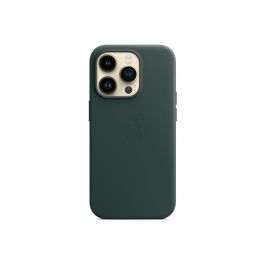 iPhone 14 Pro Leather Case with MagSafe - Forest Green