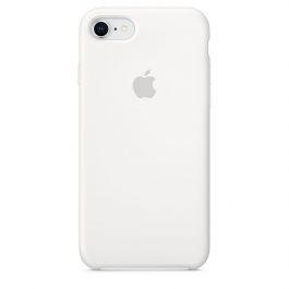 Бял силиконов кейс Apple за iPhone 8 / 7 - White