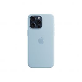 iPhone 15 Pro Max Silicone Case with MagSafe - Light Blue