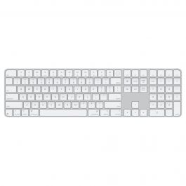 Apple Magic Keyboard (2024) w Touch ID and Numeric Keypad - US English - White Keys