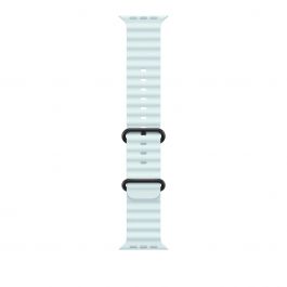 Каишка от Apple за Apple Watch 49mm Band:  Ice Blue Ocean Band - Black Titanium Finish