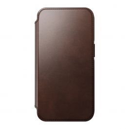 Nomad Leather MS Folio, brown - iPhone 14 Pro