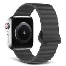 Каишка за Apple Watch 42/44/45/49MM от Decoded - силиконова - черна