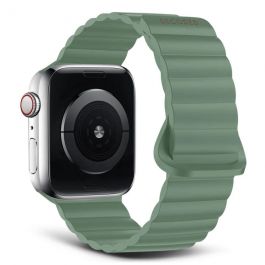Каишка за Apple Watch 38/40/41 MM от Decoded - магнитно залепване - зелена