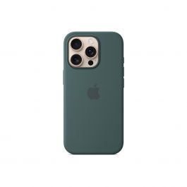 Кейс от Apple за iPhone 16 Pro - Silicone Case съвместим с MagSafe - Lake Green (Seasonal)